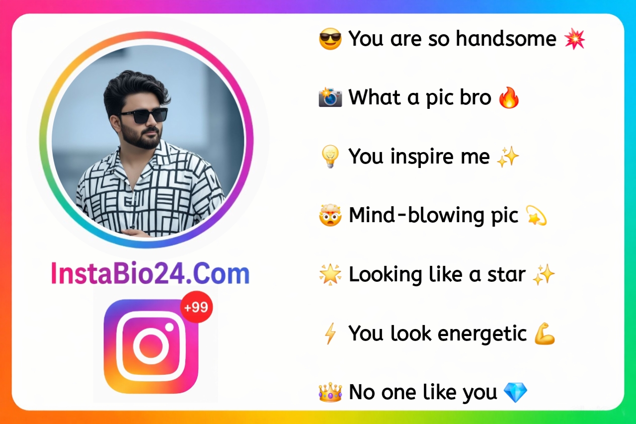 Royal comment for boys pic on Instagram