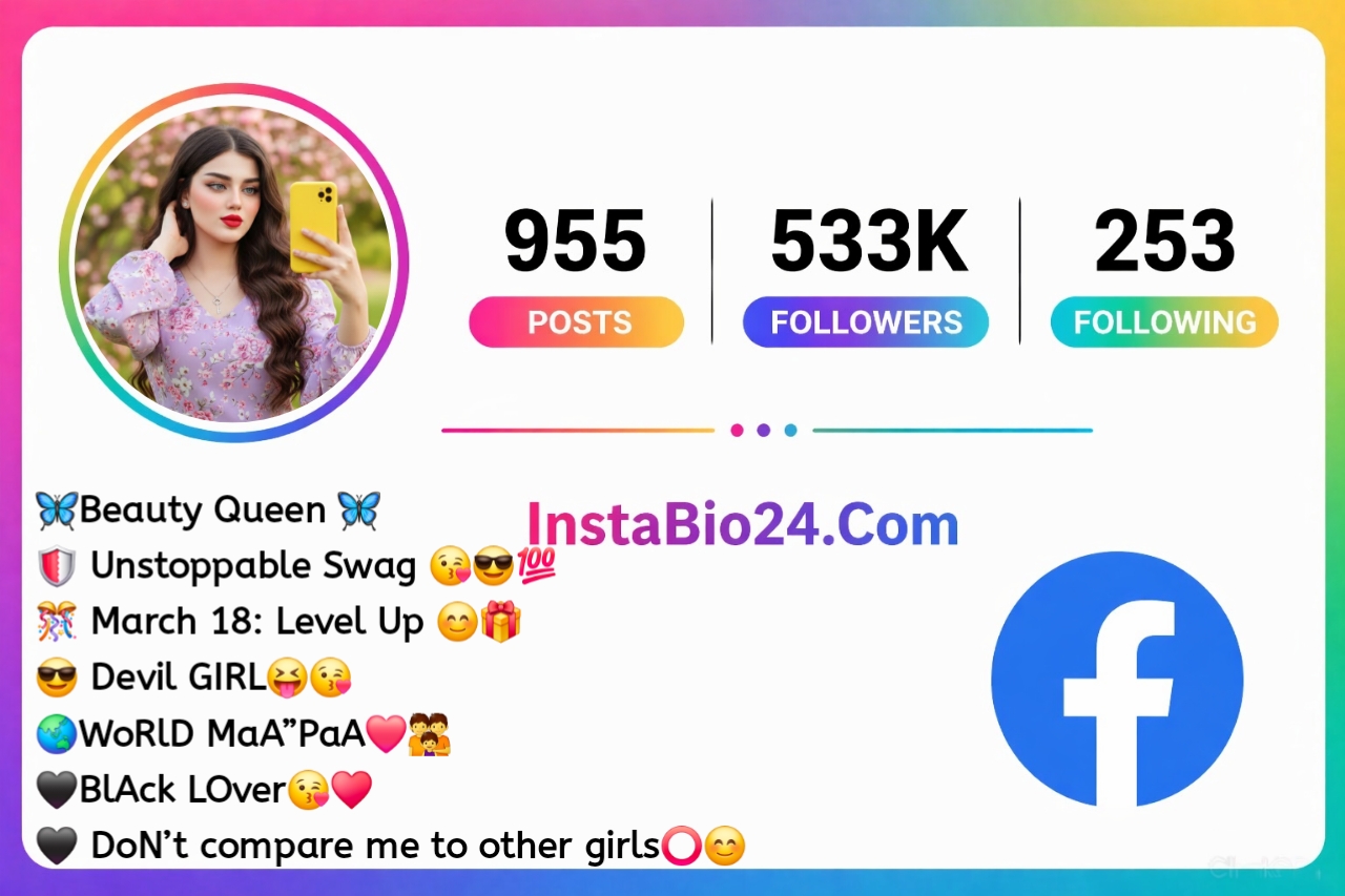 Facebook Bio For Girls