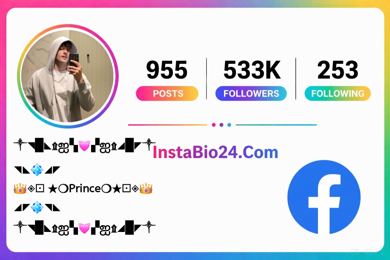 Facebook Stylish Bio
