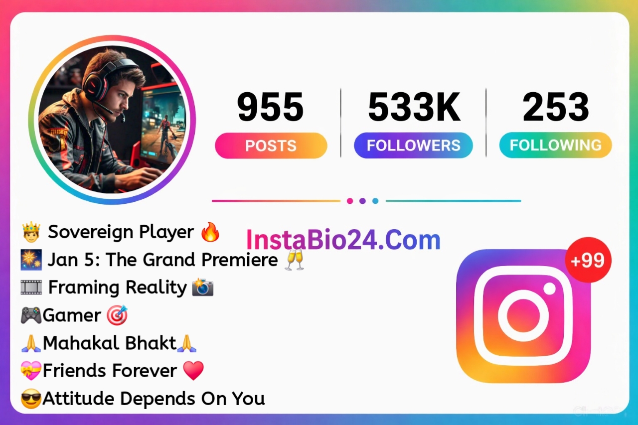 Instagram bio for gamer boy