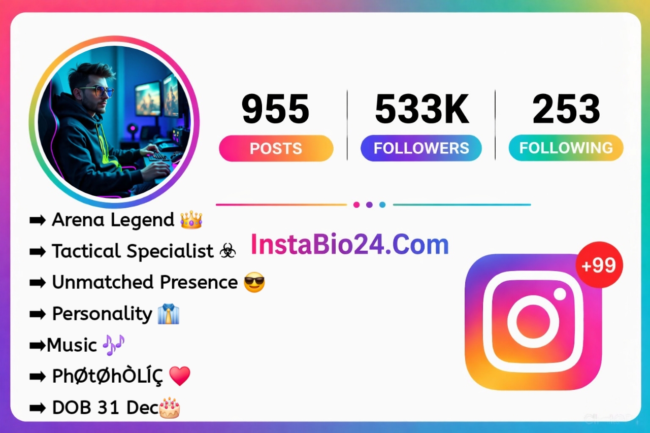 Gaming bio for instagram in english