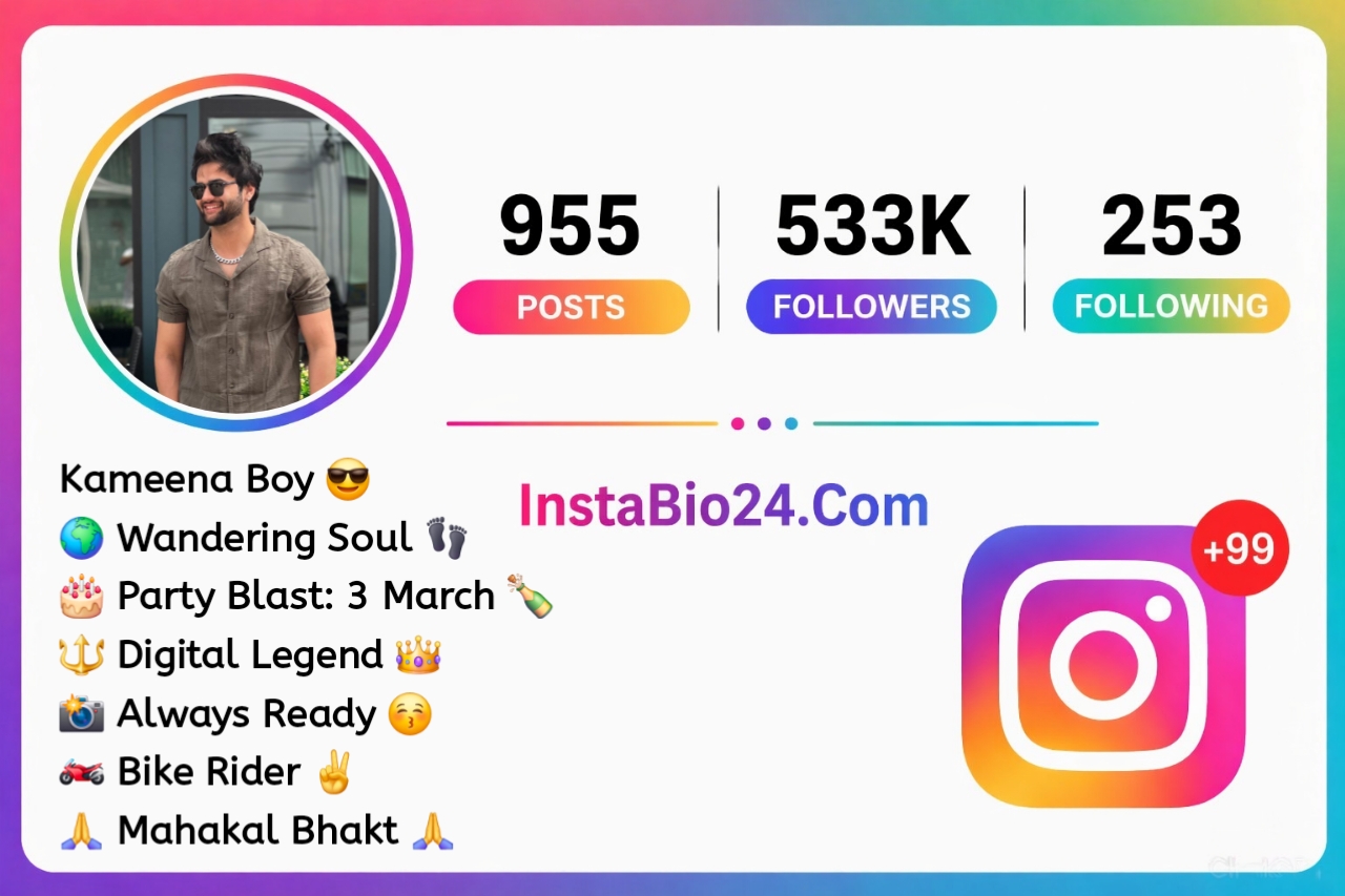 Bio For Instagram For Boys