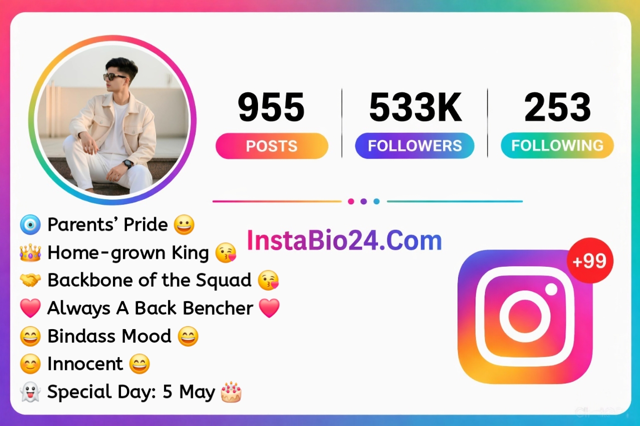 Instagram Bio For Boys With Emoji