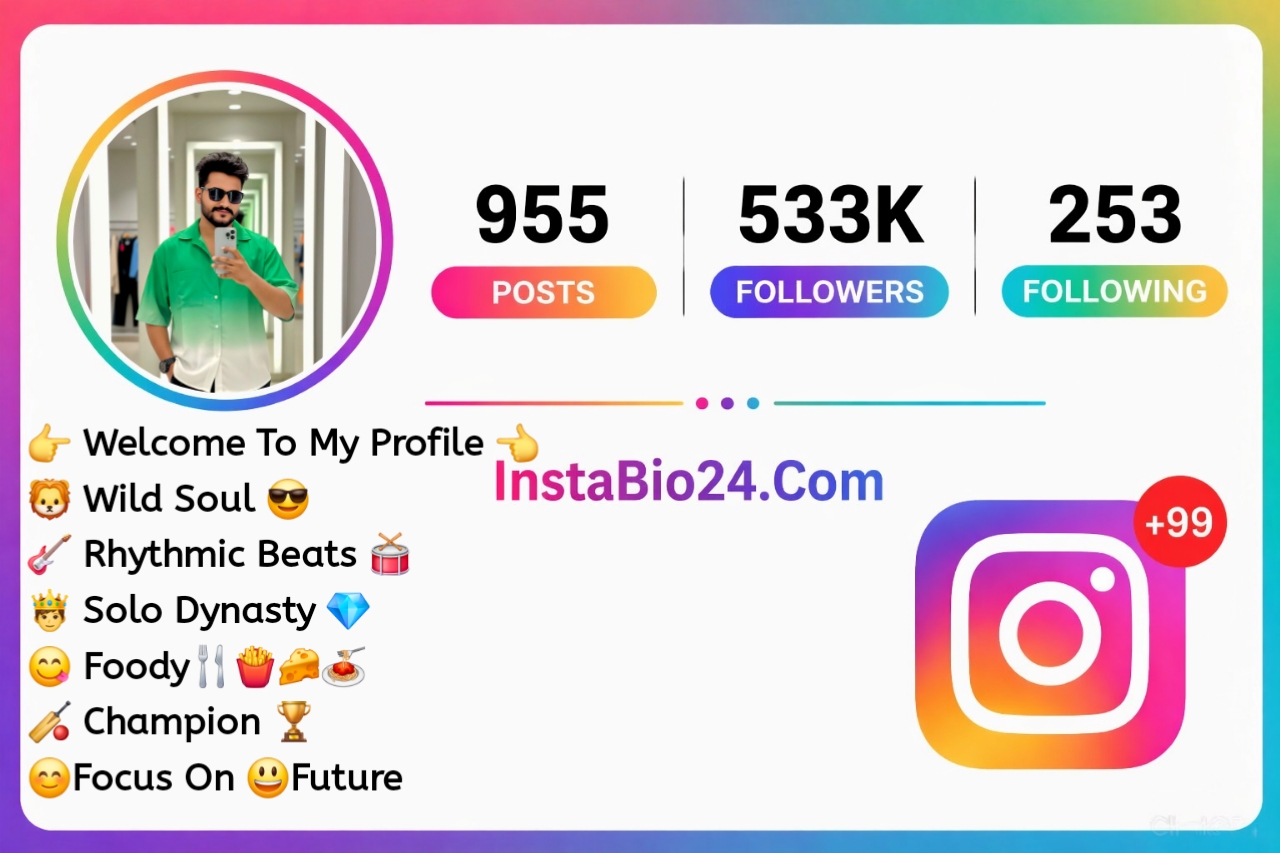 Unique Instagram Bio Style For Boys