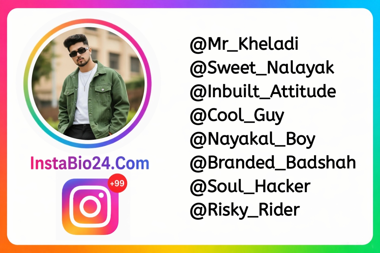 Username for Instagram for Boy Attitude