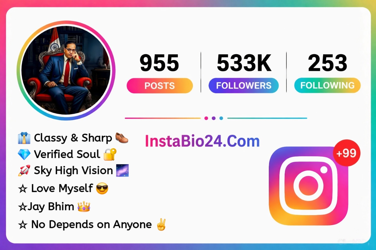 Baba Saheb Ambedkar Bio For Instagram