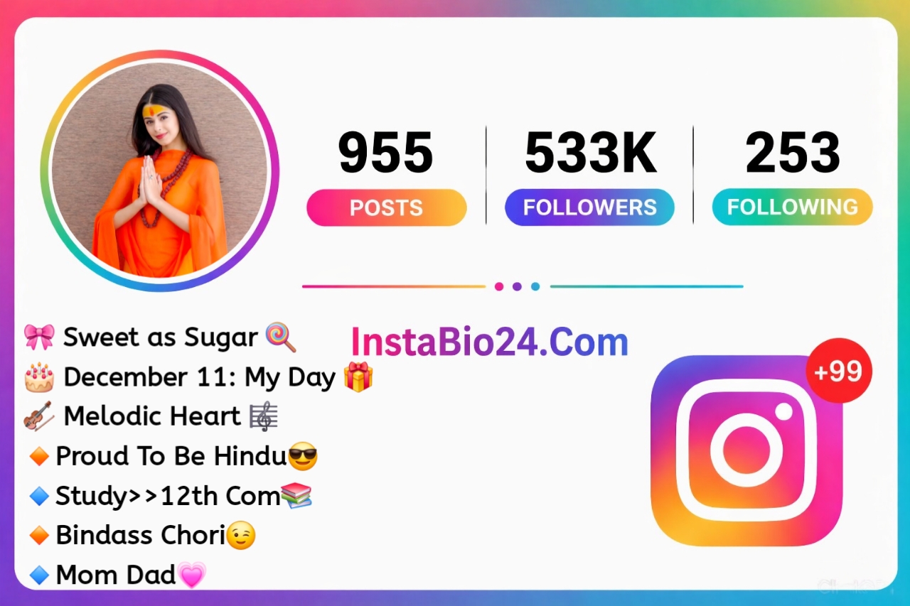 Hindu bio for instagram for girl