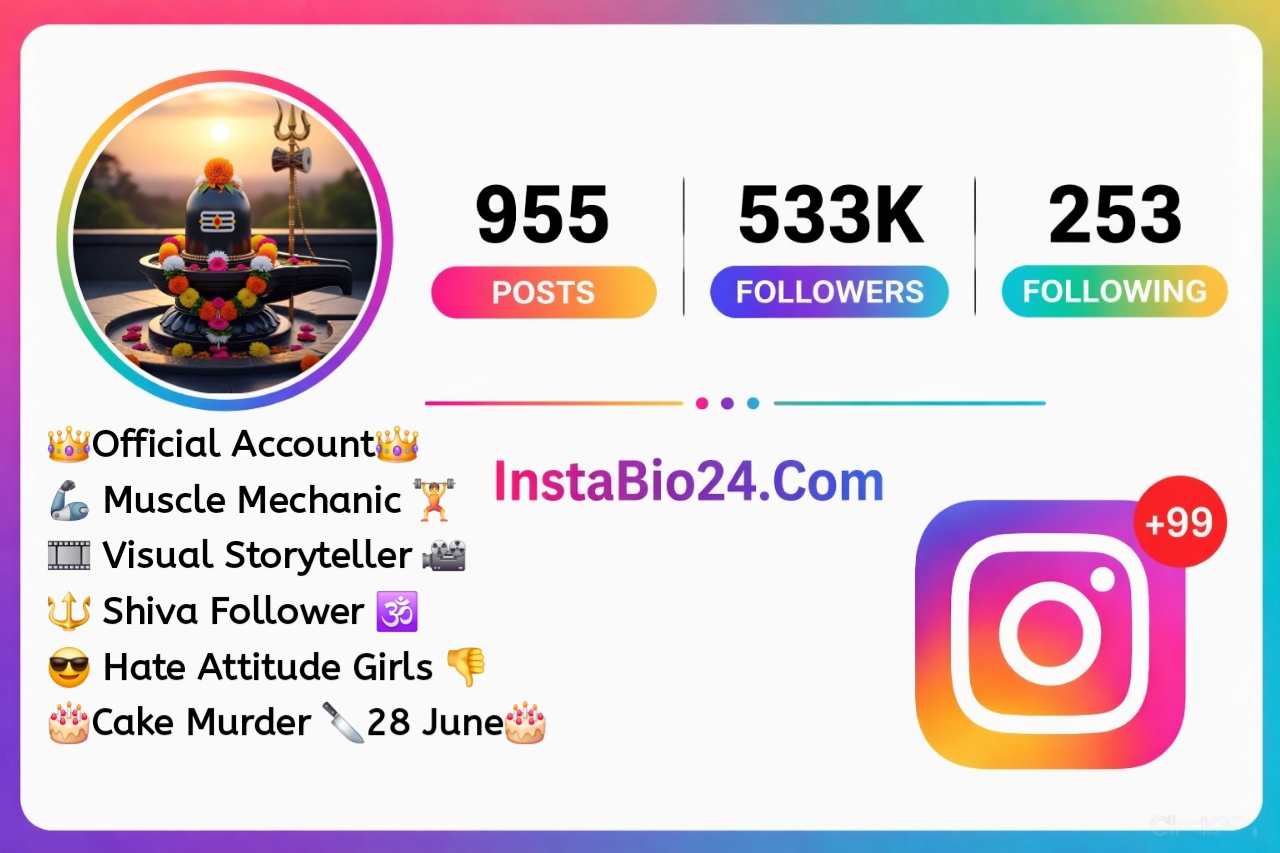 Stylish Instagram Bio Mahakal