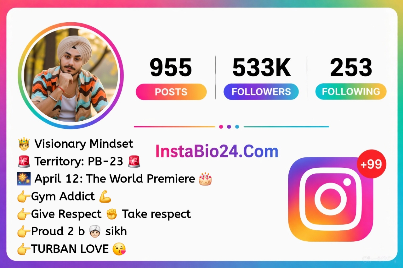 Instagram bio in punjabi with emoji