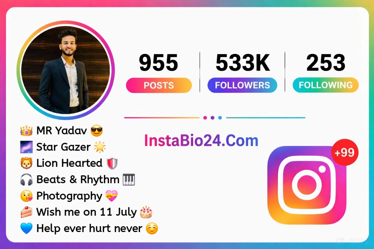 Yadav Bio For Instagram