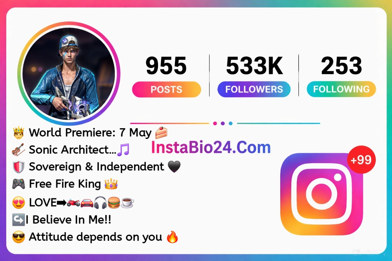 Free Fire Bio For Instagram