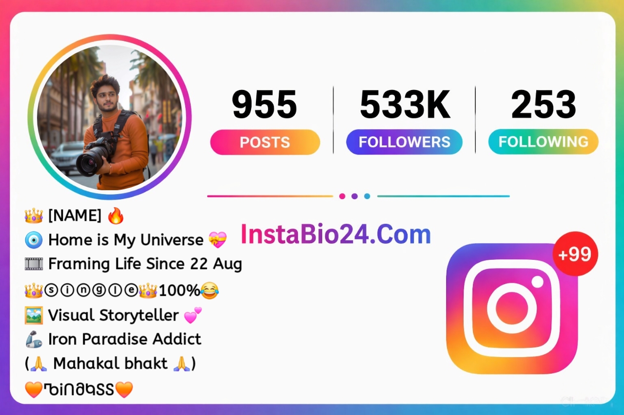 Photographer Bio For Instagram